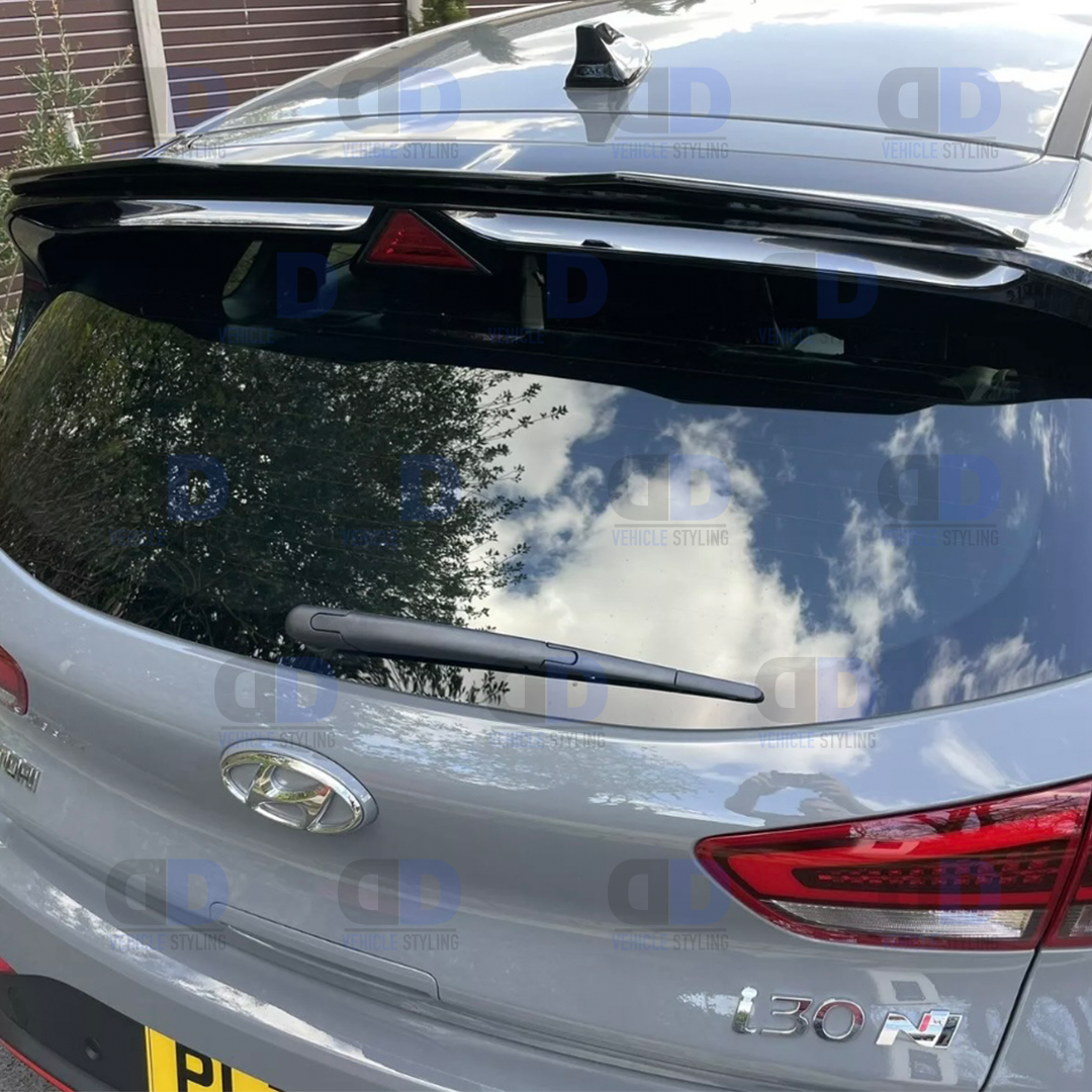 Hyundai I30N Spoiler Extension Lip Gloss Black