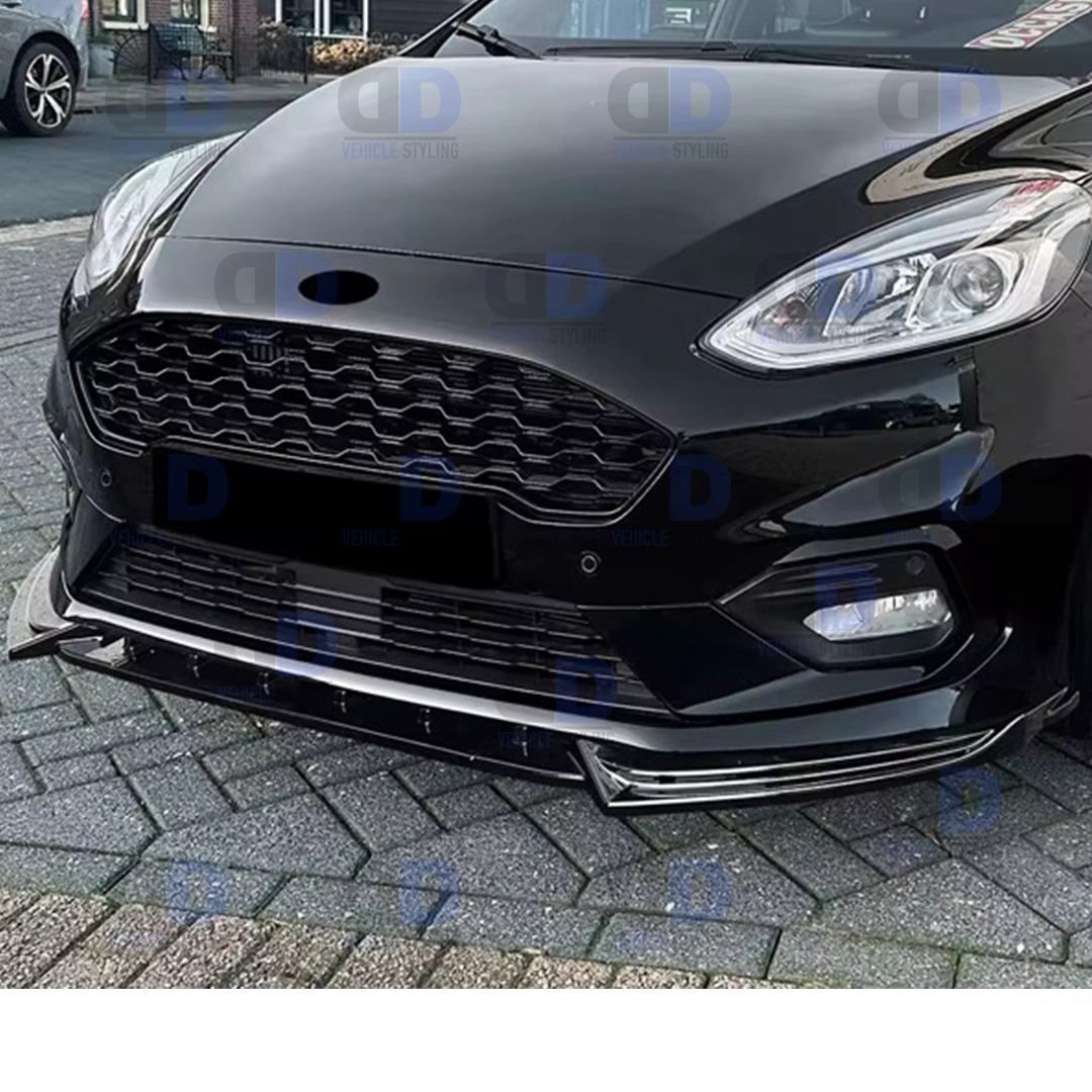 (Copy) Ford Fiesta ST LINE | ST MK8 2018- 2021 front splitter gloss black