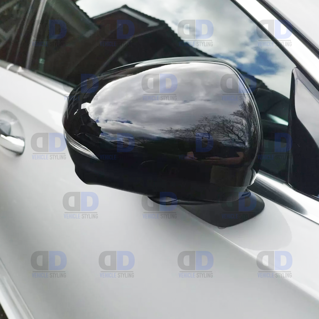 Mercedes A class W177 2019+ Gloss Black Mirror Cap Pair