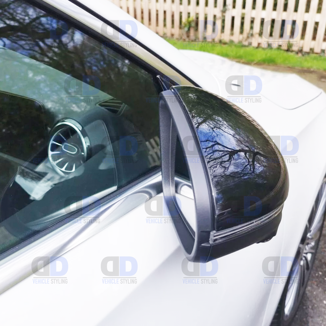 Mercedes A class W177 2019+ Gloss Black Mirror Cap Pair