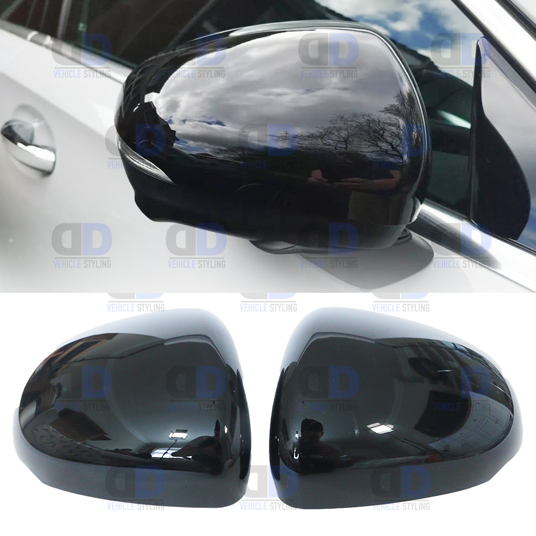 Mercedes A class W177 2019+ Gloss Black Mirror Cap Pair