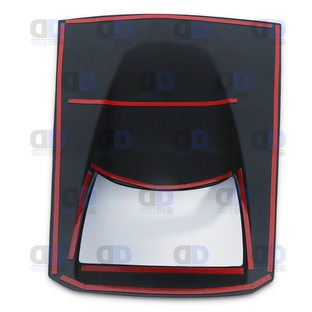 Ford Fiesta mk7 2008-2012 Carbon Fibre Look Centre Dash Screen Surround Trim
