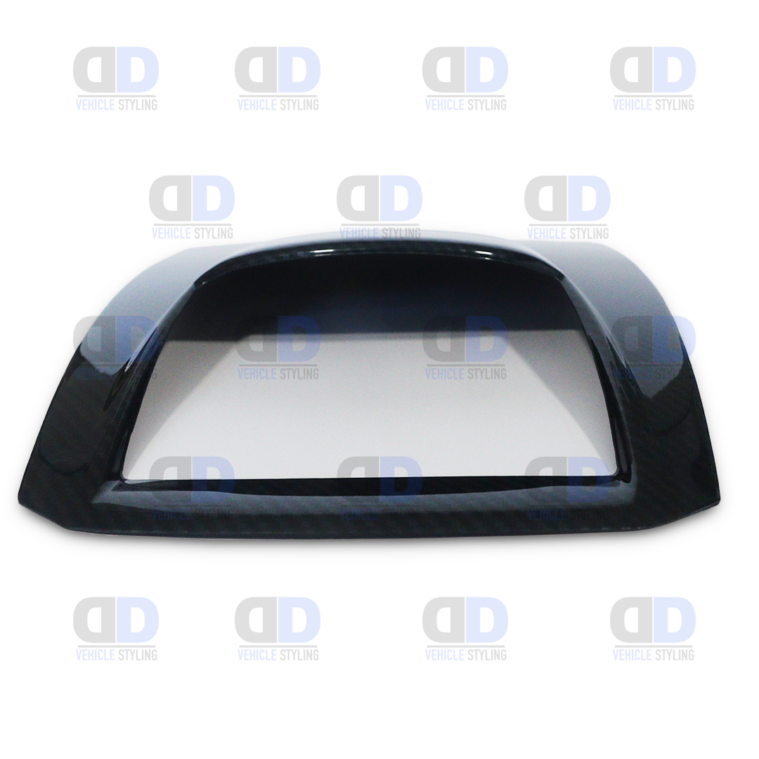 Ford Fiesta mk7 2008-2012 Carbon Fibre Look Centre Dash Screen Surround Trim