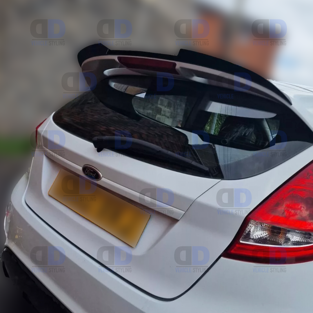 Ford Fiesta Mk7 7.5 ST, ST Line & Zetec S Spoiler Extension Lip Gloss Black