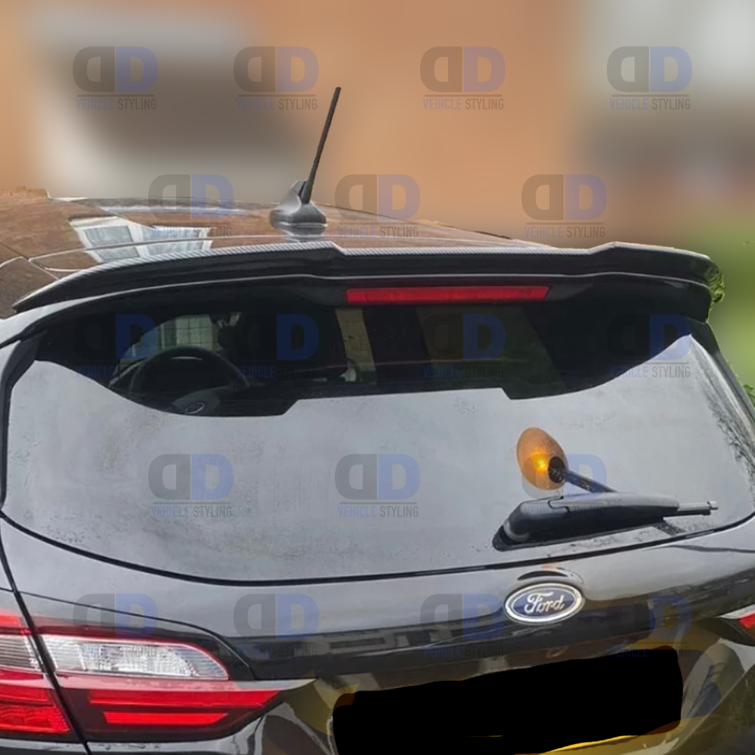 Ford Fiesta Mk8 8.5 ST & ST Line Spoiler Extension Lip Carbon Fibre Look