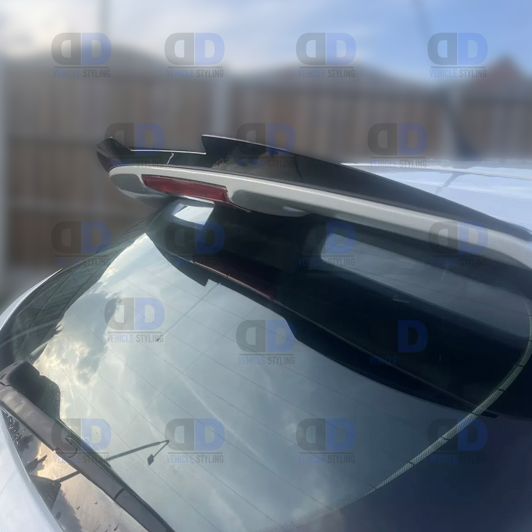 Ford Focus mk3 ST 2012-2018 Spoiler Extension Lip Gloss Black V2