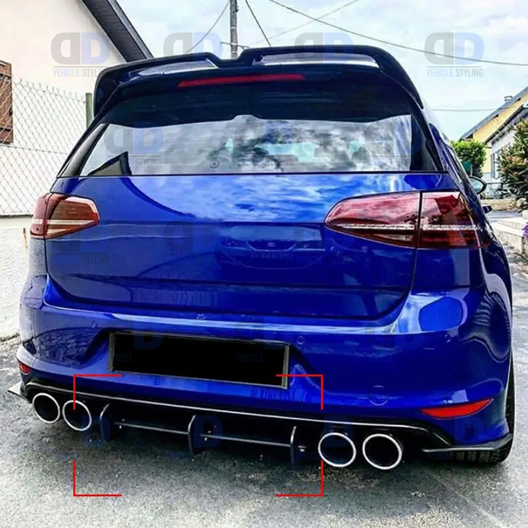 VW Golf R mk7 2013-2016 Rear Blade Diffuser