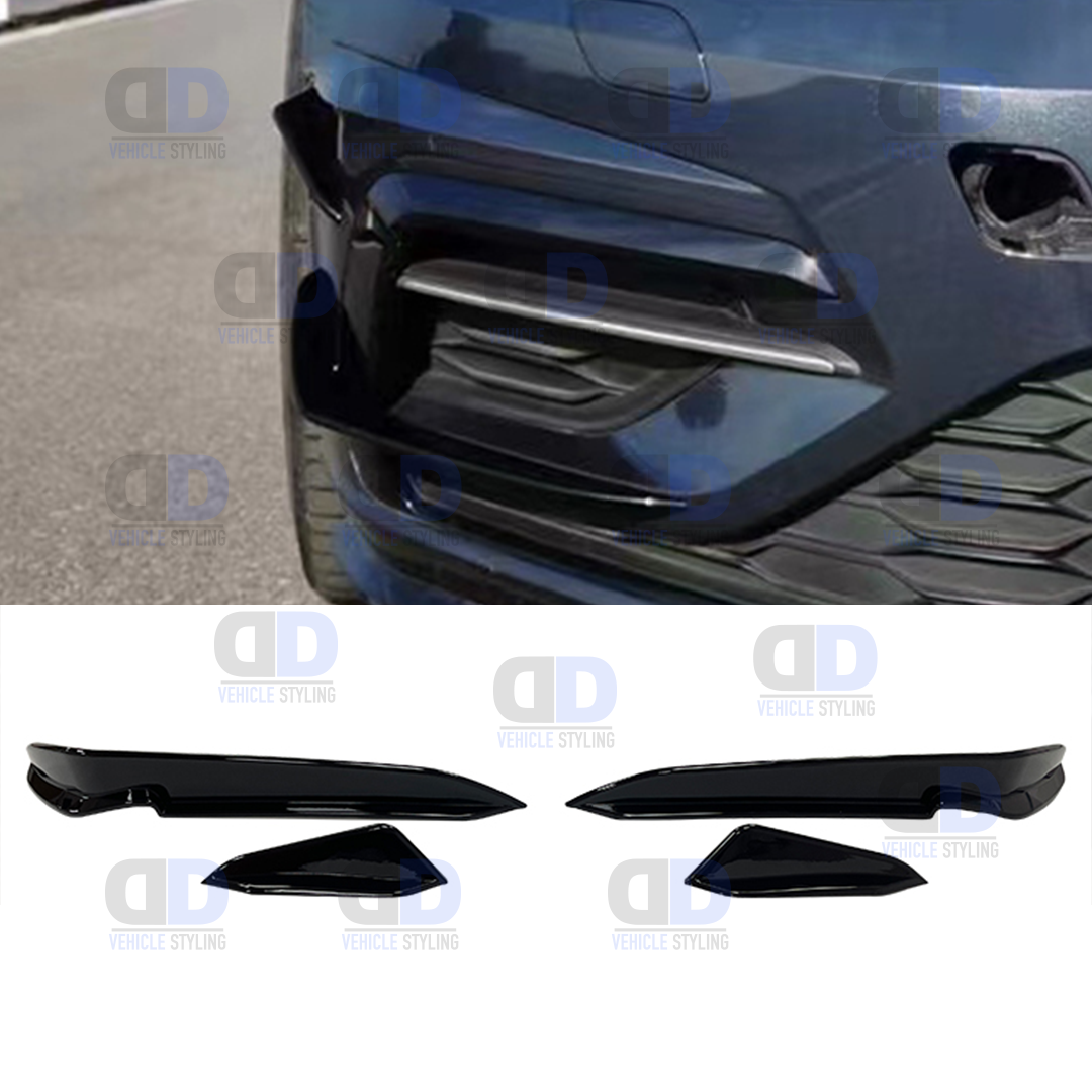 VW Golf R & R Line mk7.5 2016-2020 Front Bumper Side Canards