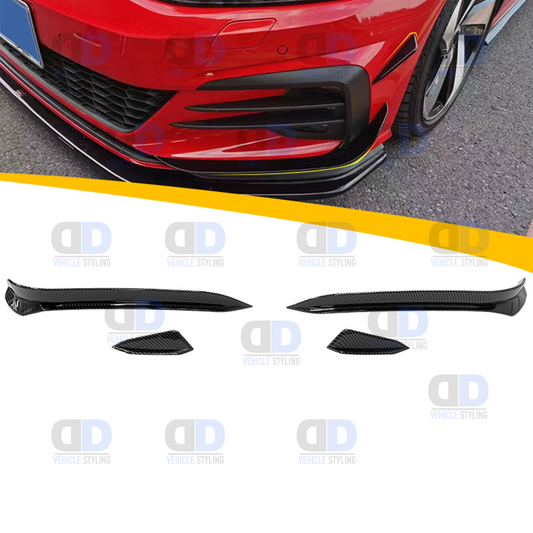 VW Golf GTI mk7.5 2016-2020 Front Bumper Side Canards