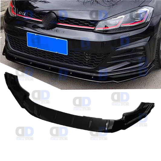 VW Golf R-Line GTI R mk7.5 2016-2020 Front Lip Splitter