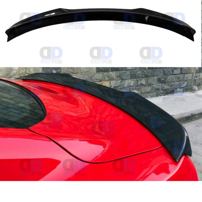 Ford Mustang 2015-2022 Rear Spoiler Extension Lip Gloss Black V1