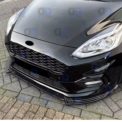 (Copy) Ford Fiesta ST LINE | ST MK8 2018- 2021 front splitter gloss black