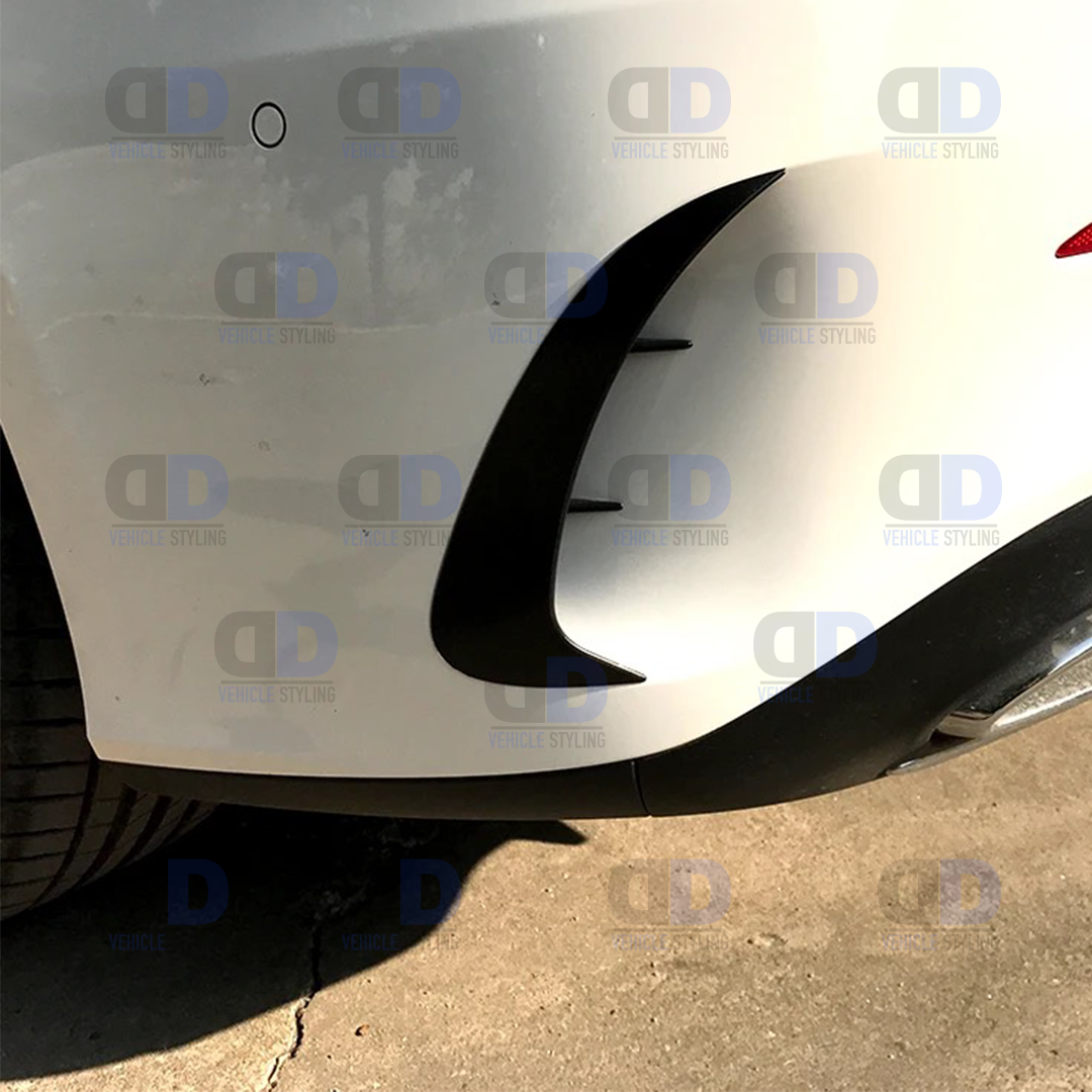 Mercedes W177 A class A45 A35 AMG Line 2018+ Rear Bumper Splitter Canards