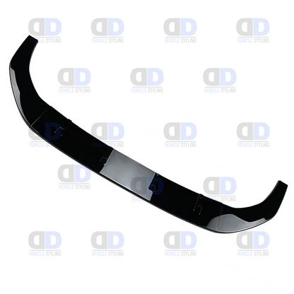 Audi A3 S line S3 2020-2024 front splitter gloss black