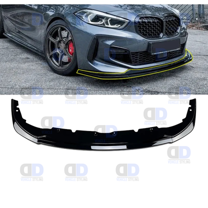 BMW F40 1 Series m sport performance front splitter black 2020+