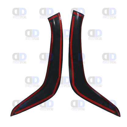 Ford Fiesta mk7 2008-2012 Carbon Fibre Look Door Handle Trim 2 piece set