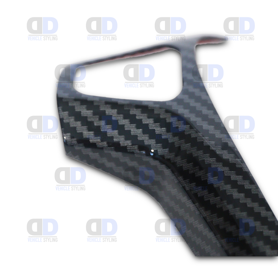 Ford Fiesta mk7 & 7.5 2008-2017 Carbon Fibre Look Steering Wheel Trim v1