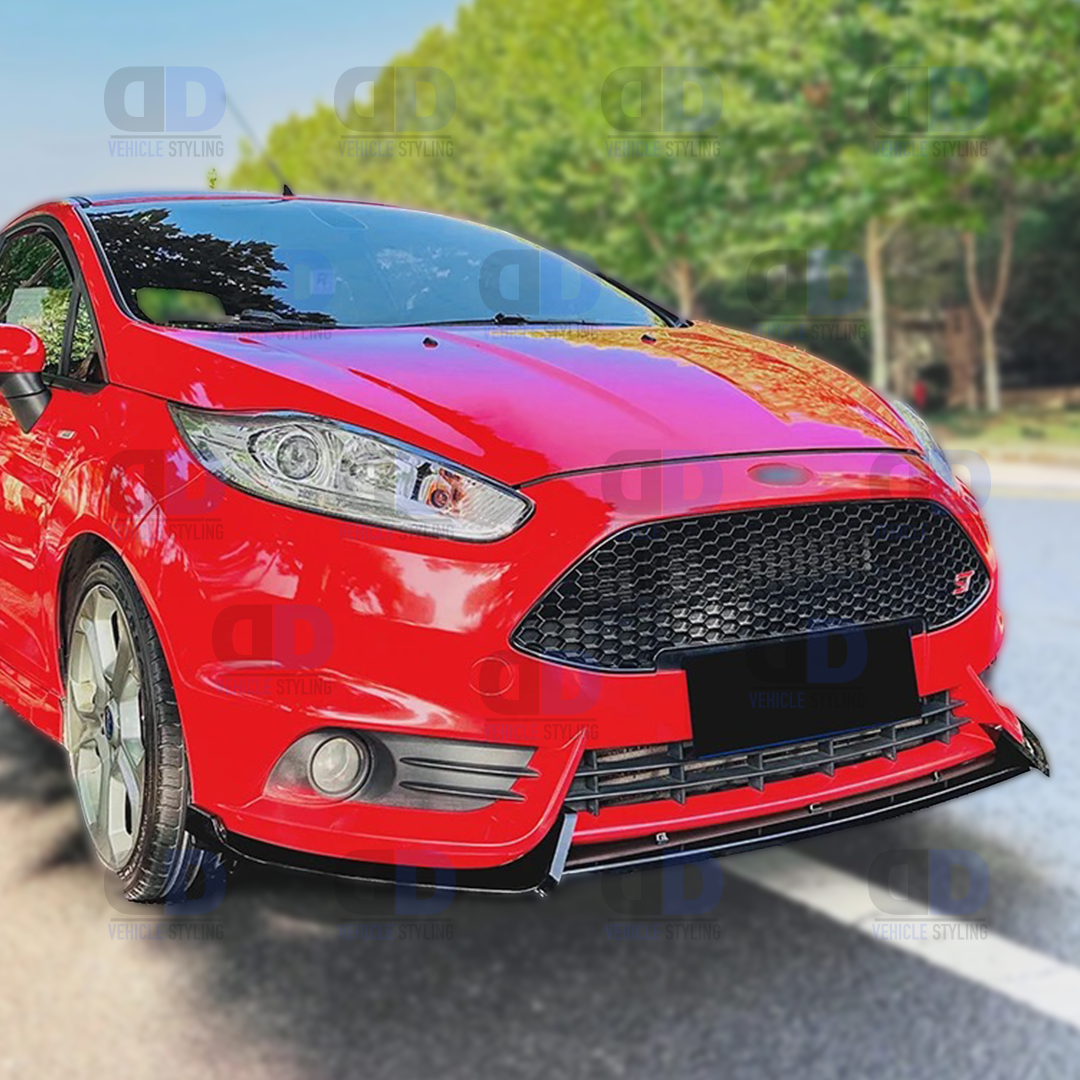 Ford Fiesta ST MK7 7.5 2012-2017 front splitter gloss black