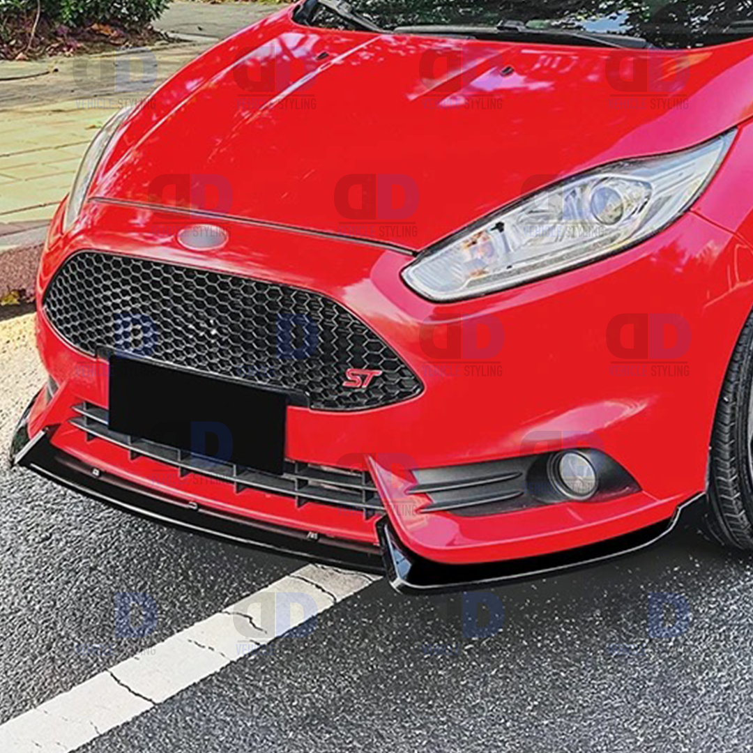 Ford Fiesta ST MK7 7.5 2012-2017 front splitter gloss black