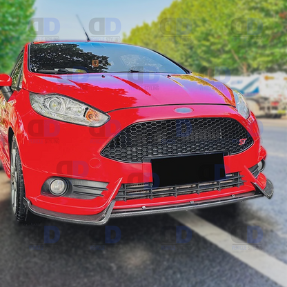 Ford Fiesta ST MK7 7.5 2012-2017 front splitter Carbon Fibre Look