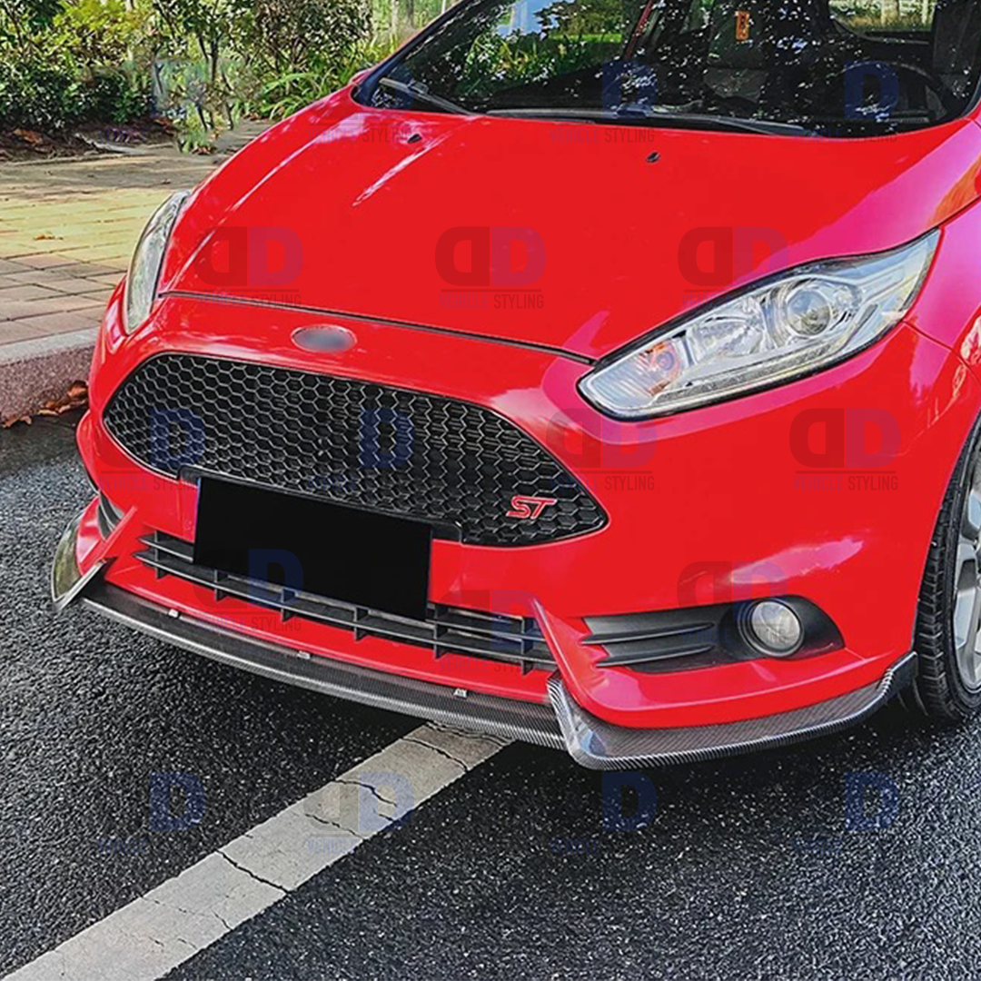 Ford Fiesta ST MK7 7.5 2012-2017 front splitter Carbon Fibre Look