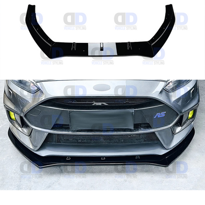 Ford Focus MK3 3.5 RS 2012-2018 front splitter Gloss Black