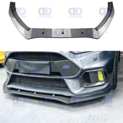 Ford Focus MK3 3.5 RS 2012-2018 front splitter Carbon Fibre look