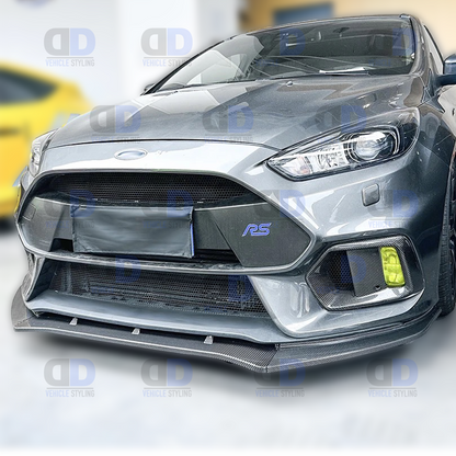 Ford Focus MK3 3.5 RS 2012-2018 front splitter Carbon Fibre look