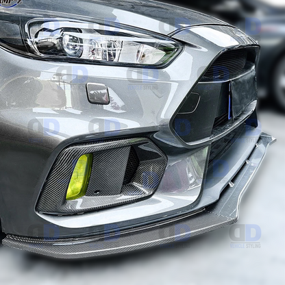 Ford Focus MK3 3.5 RS 2012-2018 front splitter Carbon Fibre look