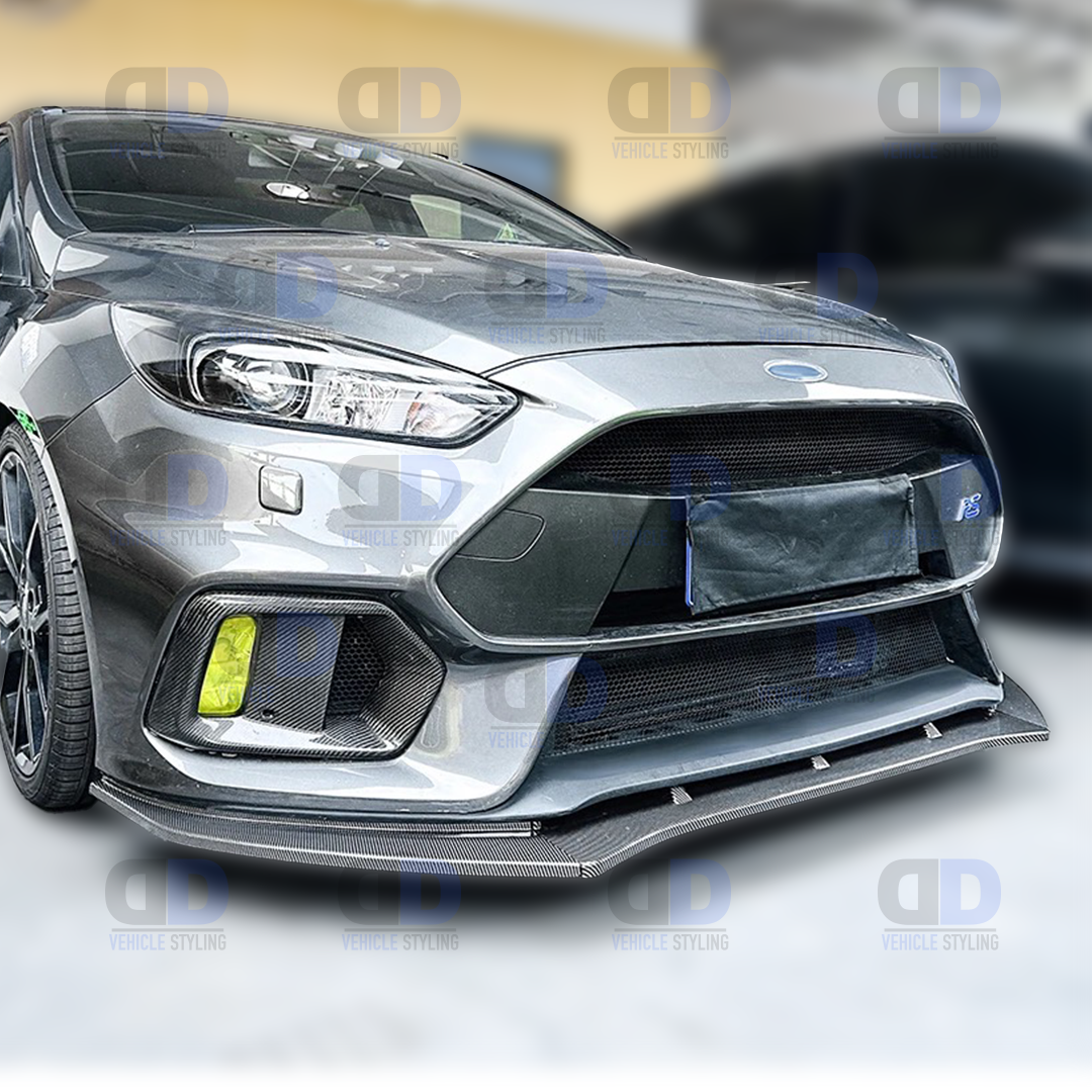 Ford Focus MK3 3.5 RS 2012-2018 front splitter Carbon Fibre look