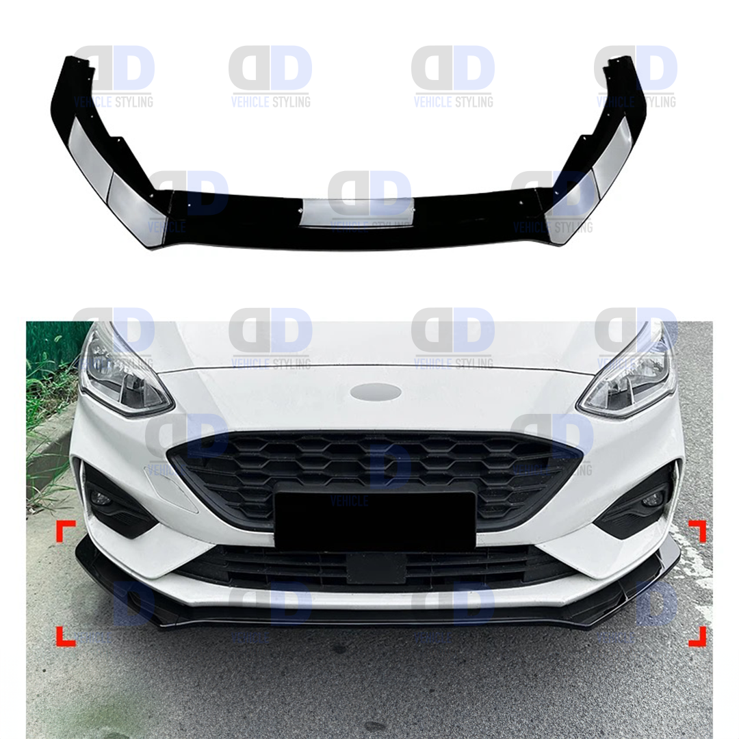 Ford Focus MK4 4.5 ST LINE 2018-2022 front splitter Gloss Black