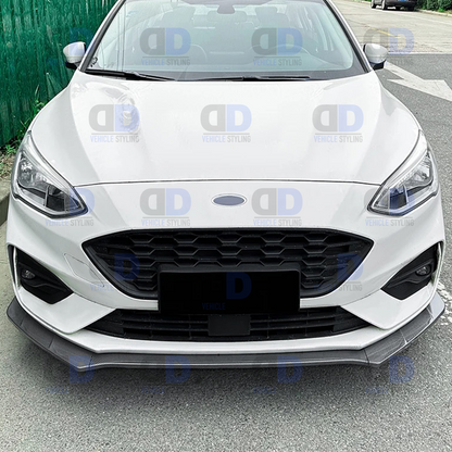 Ford Focus MK4 4.5 ST LINE 2018-2022 front splitter Carbon Fibre Look