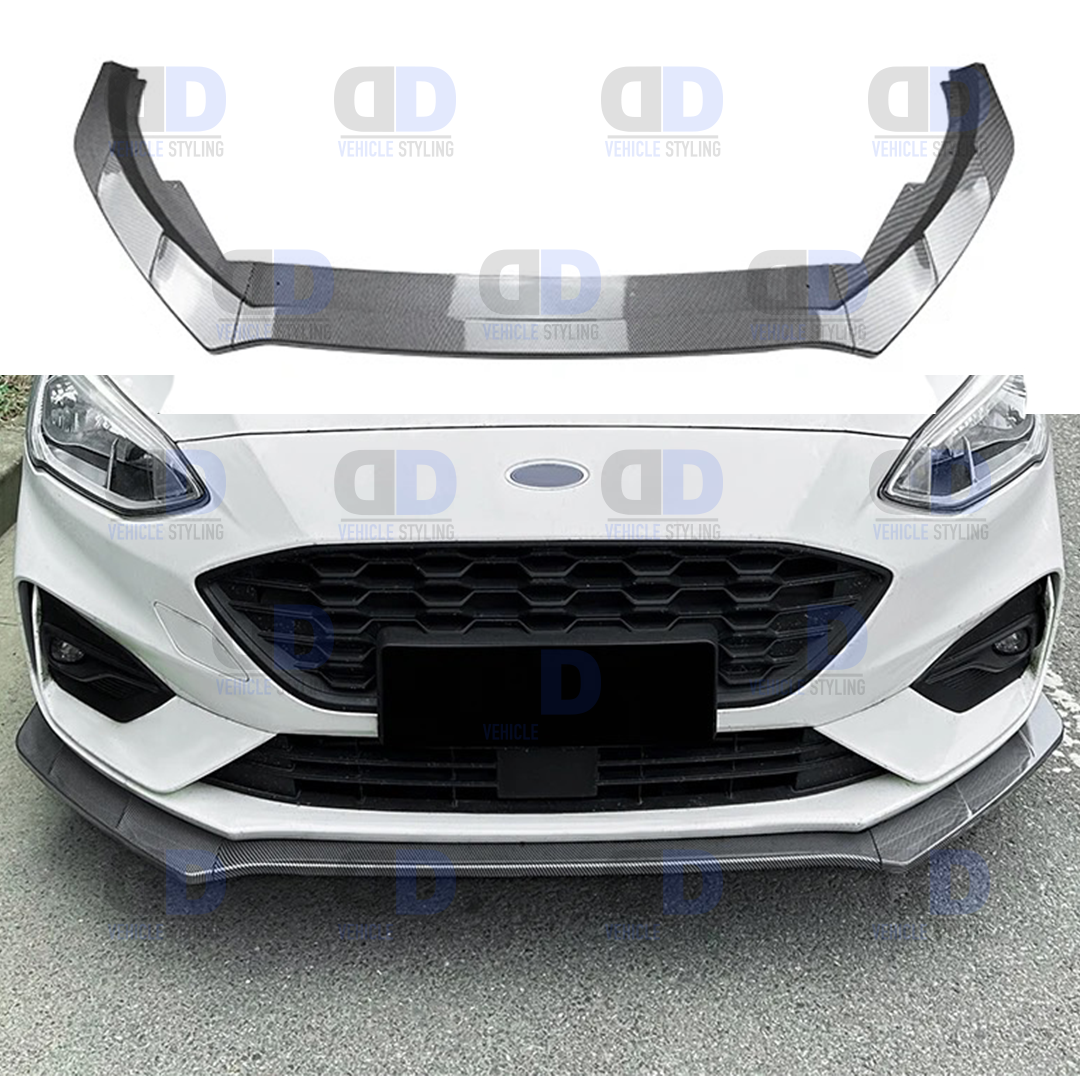 Ford Focus MK4 4.5 ST LINE 2018-2022 front splitter Carbon Fibre Look