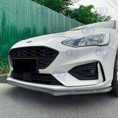 Ford Focus MK4 4.5 ST LINE 2018-2022 front splitter Carbon Fibre Look