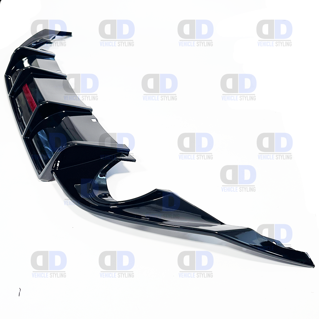 VW Golf GTI GTD TSI TDI mk7 2012-2016 Rear Diffuser With LED