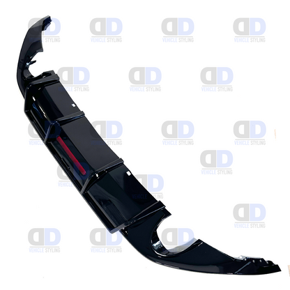 VW Golf GTI GTD TSI TDI mk7 2012-2016 Rear Diffuser With LED