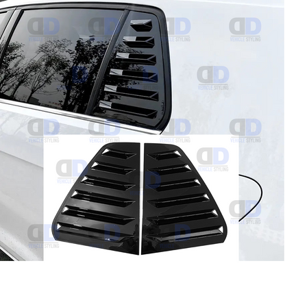 VW Golf R GTI GTD mk7- 7.5 2012-2020 Rear Side Window Vent Louver Covers