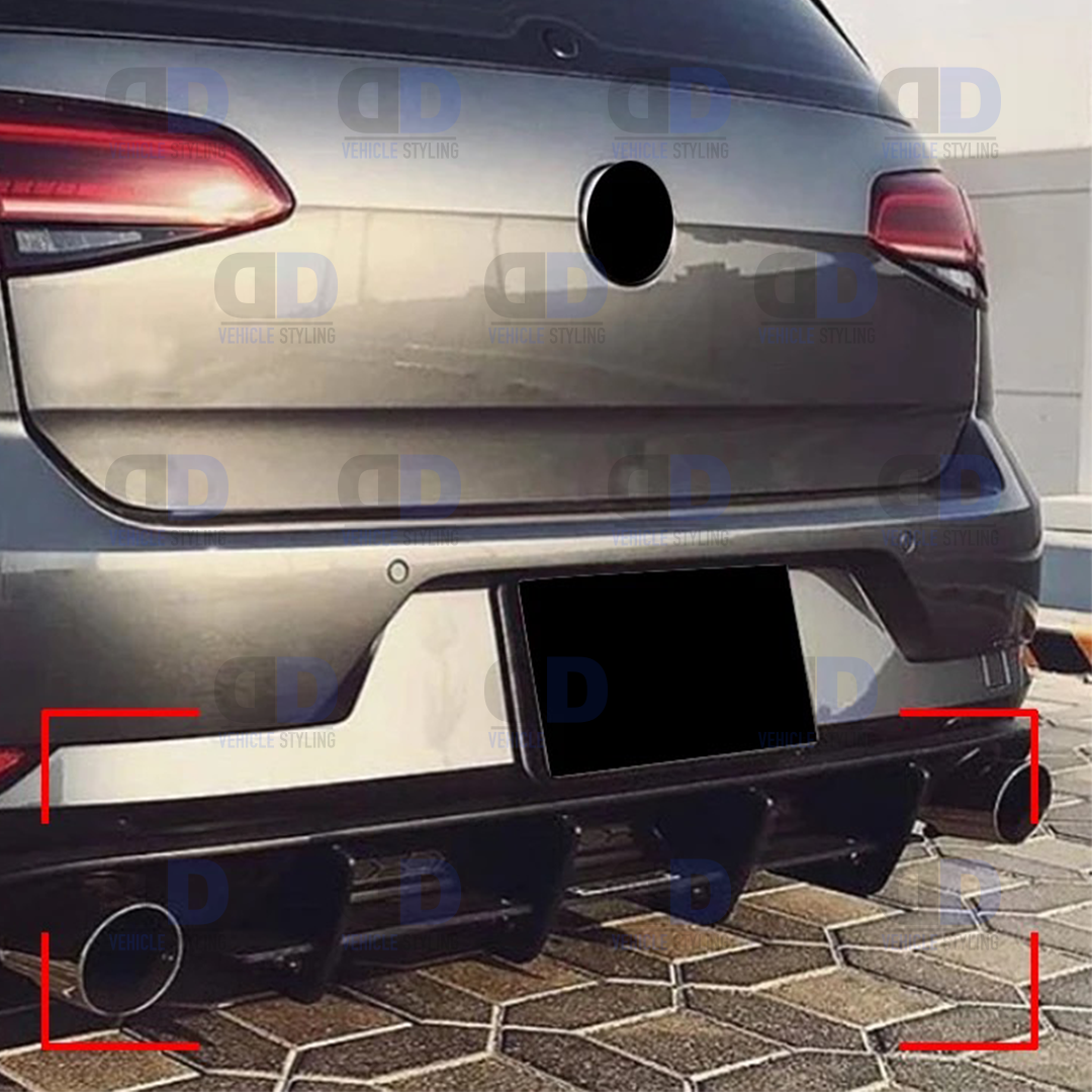 VW Golf GTI mk7.5 2016-2020 Rear Blade Diffuser – DD Vehicle Styling