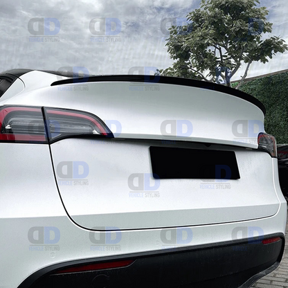 Tesla Model Y 2022+ Rear Lip Boot Spoiler Gloss Black