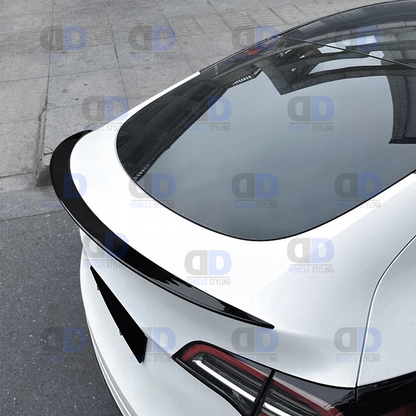 Tesla Model Y 2022+ Rear Lip Boot Spoiler Gloss Black