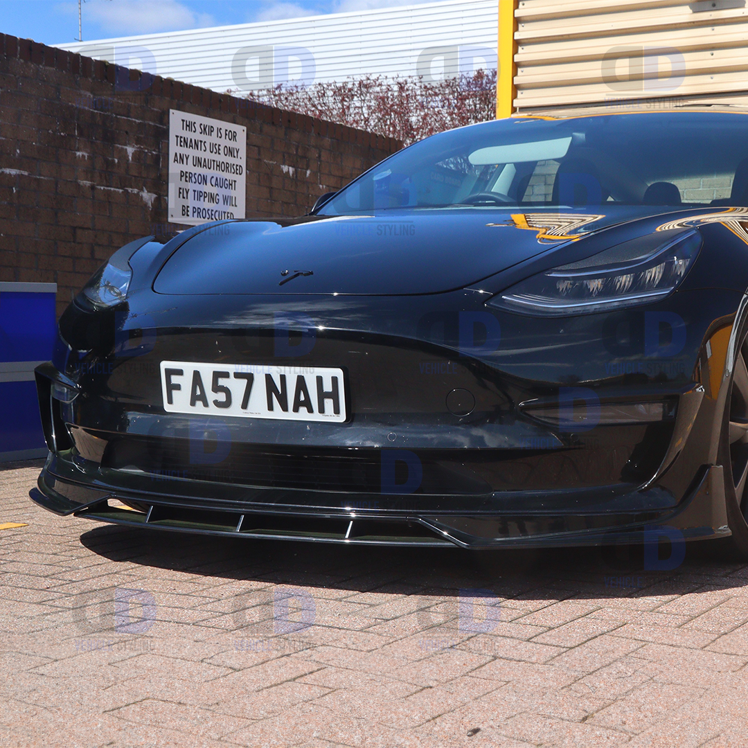 Tesla Model 3 2019-2023 Aero Body Kit FULL KIT Gloss Black