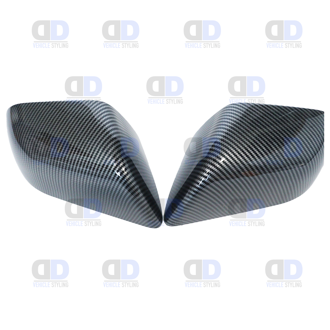 Tesla Model 3 2019-2023 Carbon Fibre Look Mirror Cover Pair