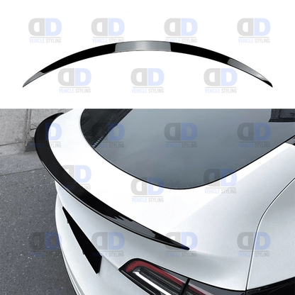 Tesla Model Y 2022+ Rear Lip Boot Spoiler Gloss Black