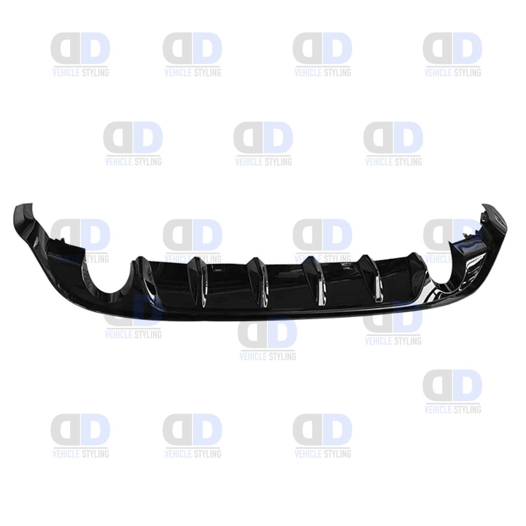 VW Golf GTI mk7.5 2016-2020 TCR Style Rear Diffuser Gloss Black