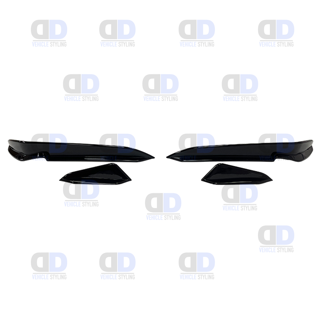 VW Golf R & R Line mk7.5 2016-2020 Front Bumper Side Canards