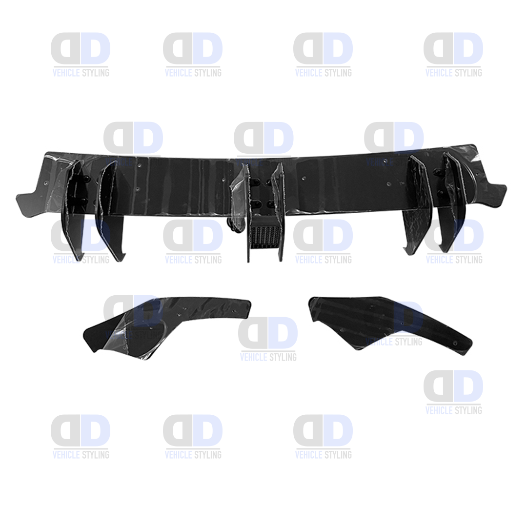 VW Golf GTI mk8 2020+ Rear Blade Diffuser With LED