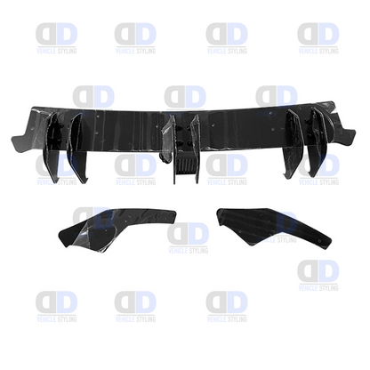 VW Golf GTI mk8 2020+ Rear Blade Diffuser With LED