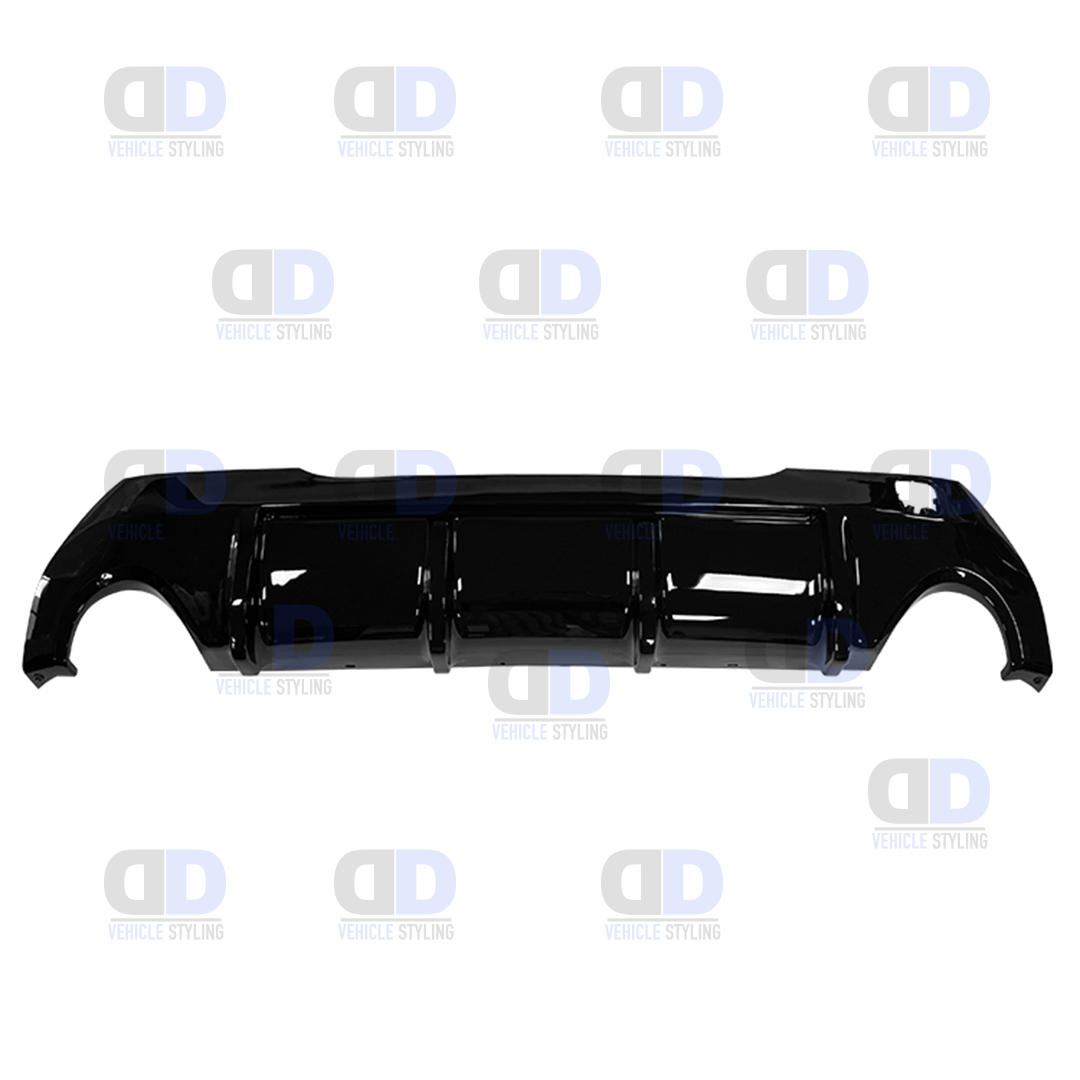 BMW F40 1 Series M135i 2019+ Rear Diffuser Twin Exhaust Gloss Black