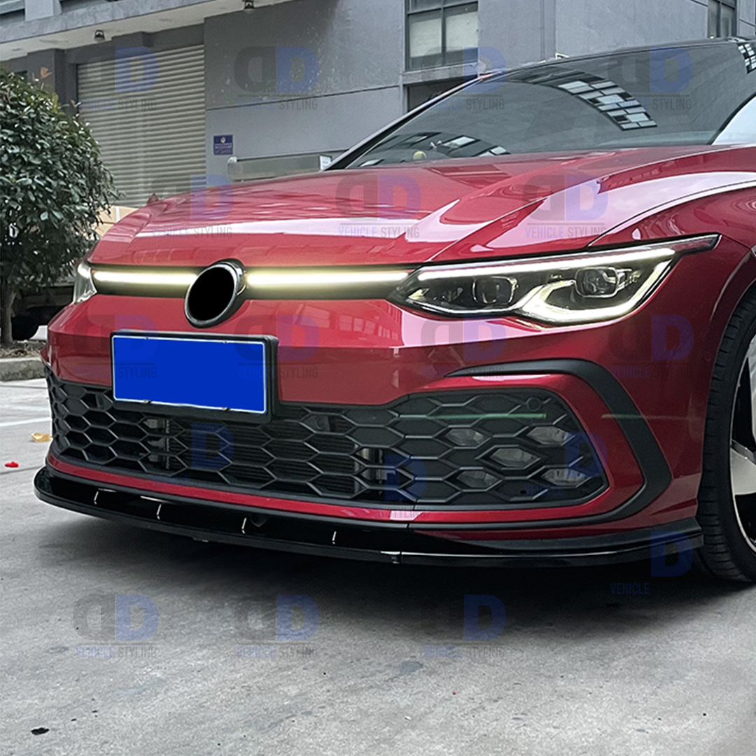 VW Golf GTI mk8 2020+ Front Lip Splitter