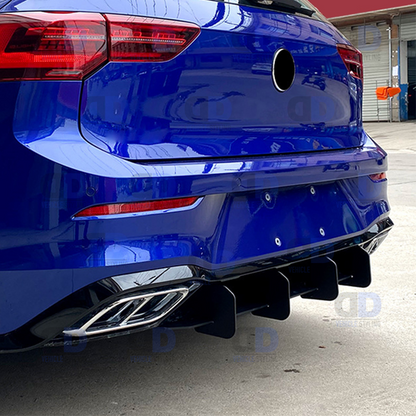 VW Golf mk8 2020+ Rear Blade Diffuser